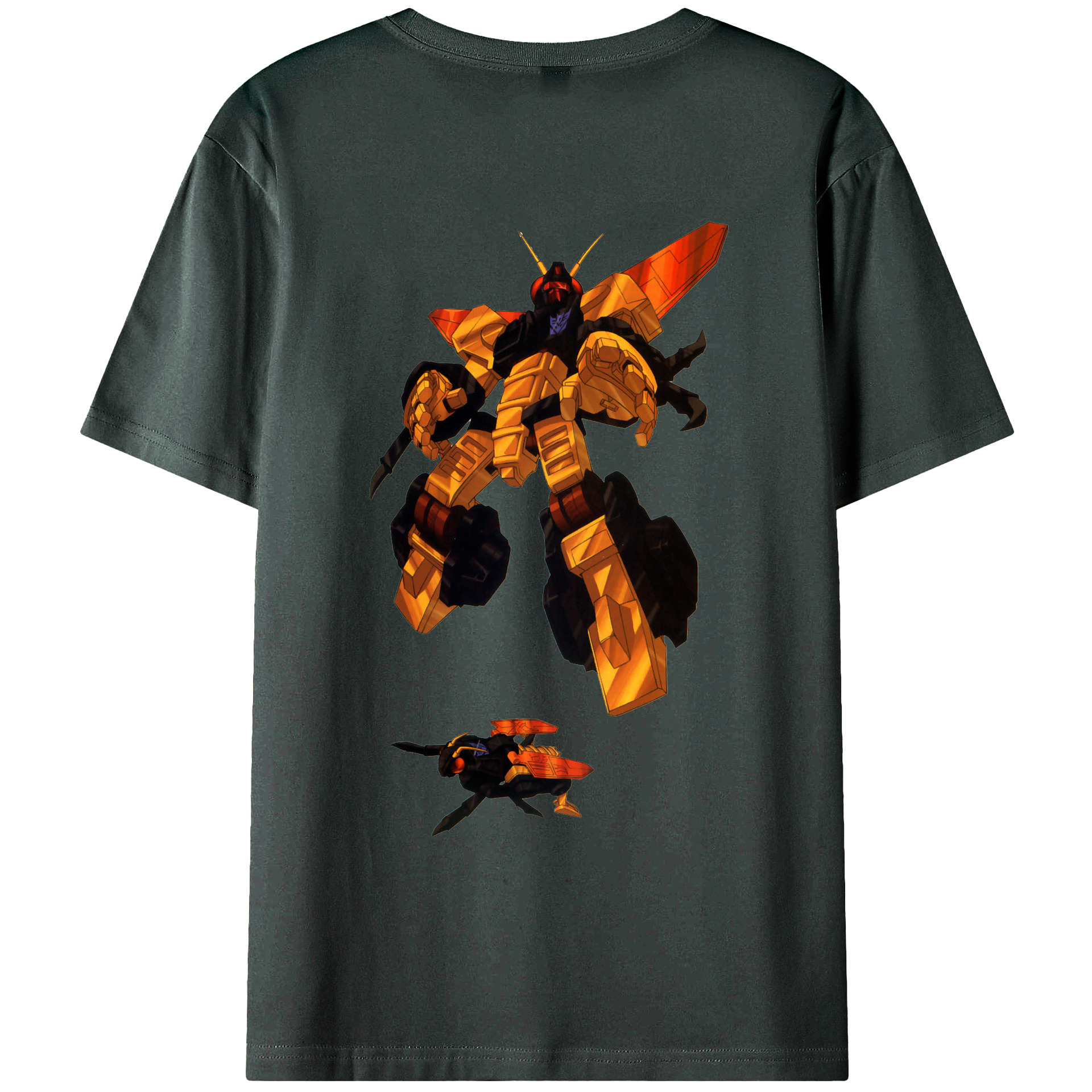 （画像用）  綿100％ メンズ半袖Tシャツ（バックプリント） 通気性